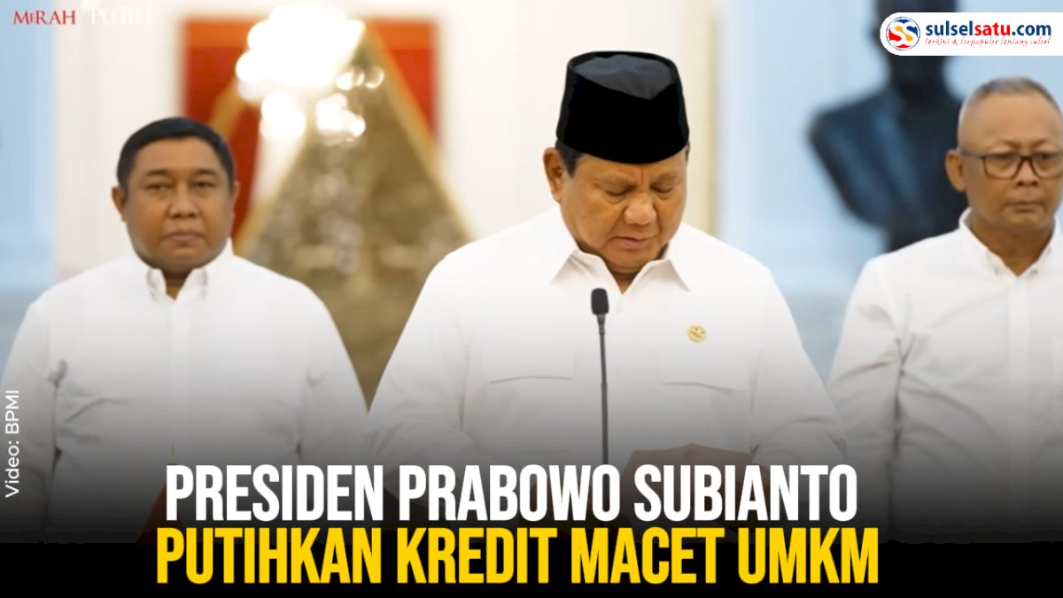 VIDEO: Presiden Prabowo Subianto Putihkan Kredit Macet UMKM