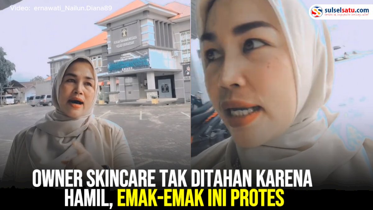 VIDEO: Owner Skincare Tak Ditahan karena Hamil, Emak-emak Ini Protes