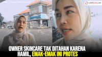 VIDEO: Owner Skincare Tak Ditahan karena Hamil, Emak-emak Ini Protes