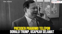 VIDEO: Presiden Prabowo Telepon Donald Trump, Ucapkan Selamat