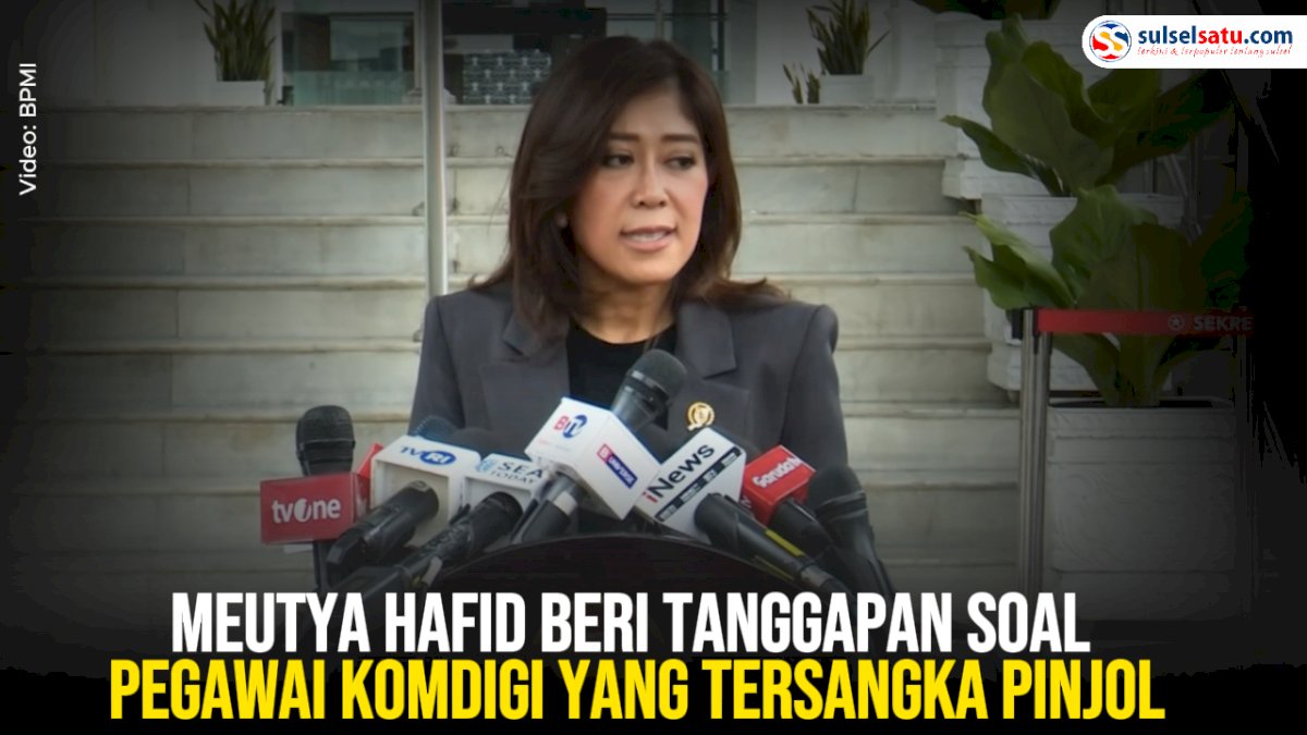VIDEO: Meutya Hafid Beri Tanggapan Soal Pegawai Komdigi yang Tersangka Pinjol