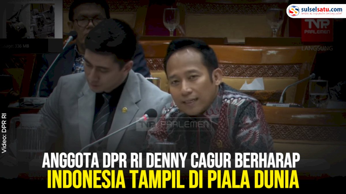VIDEO: Anggota DPR RI Denny Cagur Berharap Indonesia Tampil di Piala Dunia