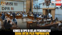 VIDEO: Komisi III DPR RI Gelar Pemungutan Suara untuk Pilih Pimpinan KPK