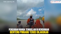 VIDEO: Pencarian Warga Tenggelam di Bendungan Benteng Pinrang Terus Dilakukan