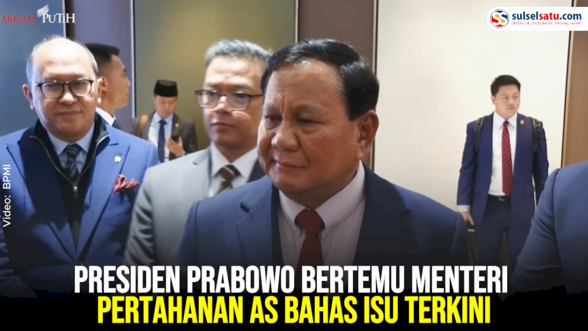 VIDEO: Presiden Prabowo Bertemu Menteri Pertahanan AS Bahas Isu Terkini