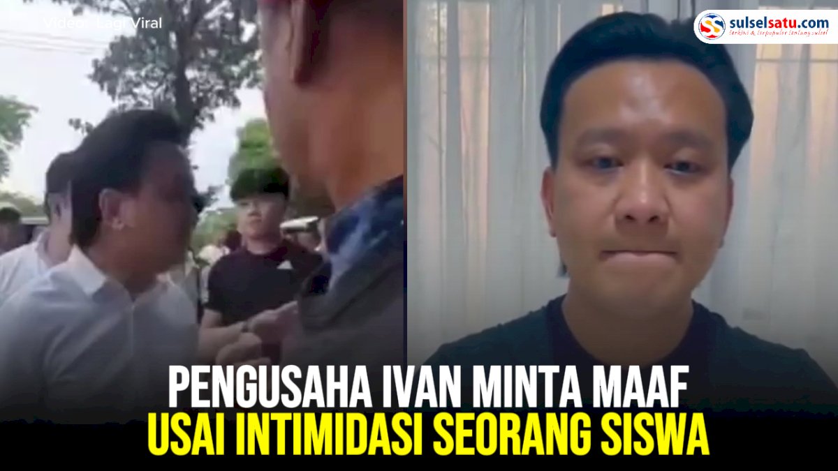 VIDEO: Pengusaha Ivan Minta Maaf Usai Intimidasi Seorang Siswa