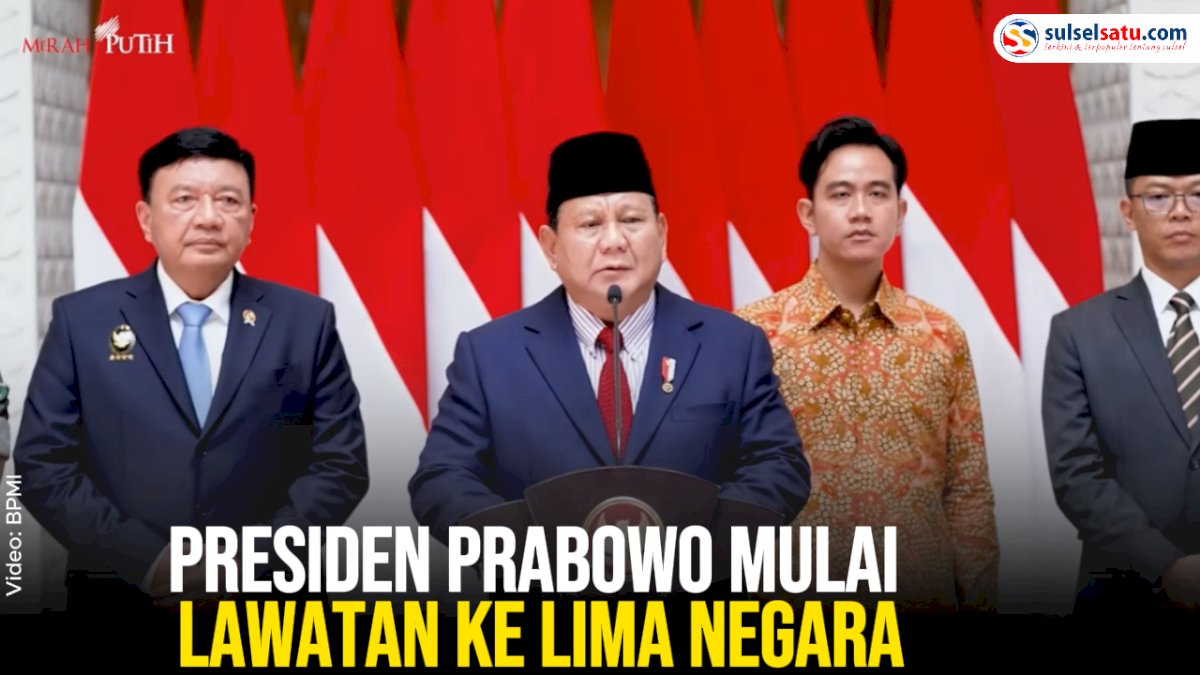 VIDEO: Presiden Prabowo Mulai Lawatan ke Lima Negara