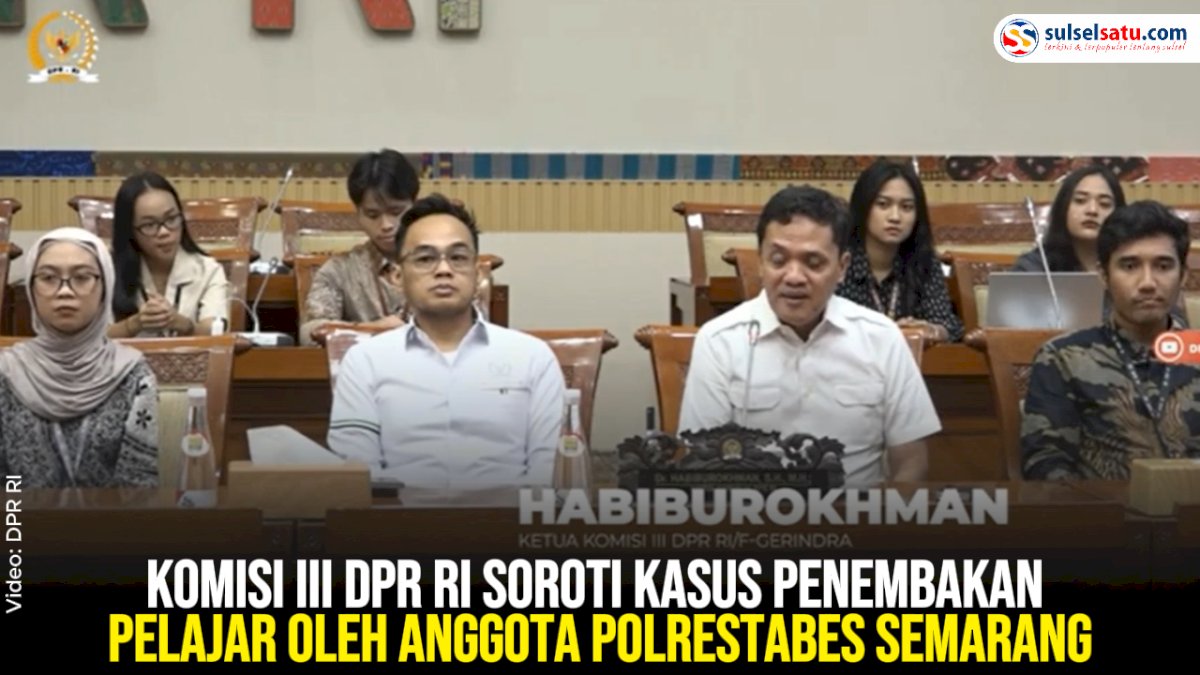 VIDEO: Komisi III DPR RI Soroti Kasus Penembakan Pelajar oleh Anggota Polrestabes Semarang