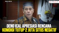 VIDEO: Deng Ical Apresiasi Rencana Komdigi Tutup 2 Juta Situs Negatif
