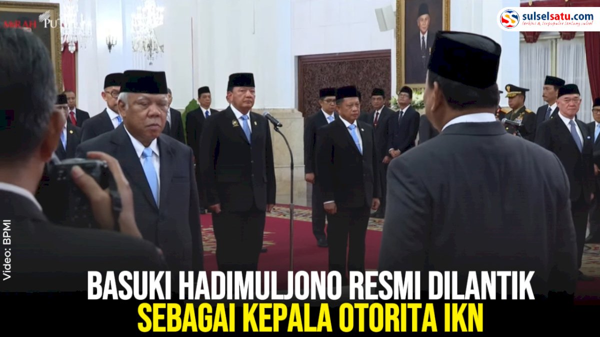 VIDEO: Basuki Hadimuljono Resmi Dilantik Sebagai Kepala Otorita IKN