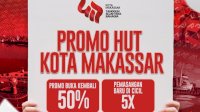 Promo PDAM Khusus HUT Kota Makassar, Buka Kembali Diskon 50 Persen dan Pasang Baru Bisa Cicil 5 Kali