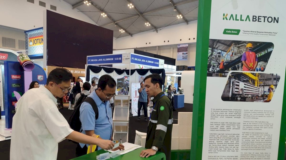 Kalla Construction Ikut Expo Kontruksi Indonesia, Sasar Pasar di Pulau Jawa
