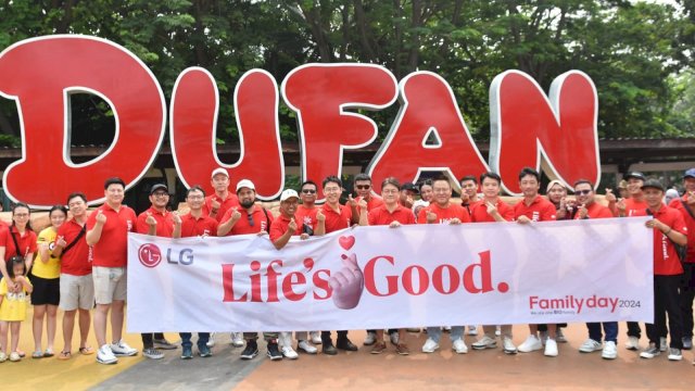 Perayaan 34 tahun LG bersama karyawan. Foto: Istimewa.
