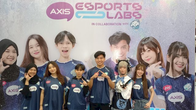 BA Evos yang hadir dalam Axis Esports Labs di Makassar. Foto: Sri Wahyu Diastuti / Sulselsatu.com.