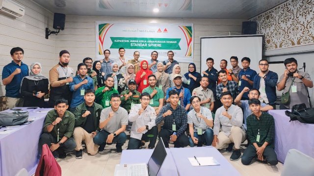 LAZ Hadji Kalla Kolaborasi Bersama MPBI dan Yayasan INANTA Beri Training Dasar Perkuat Respons Kemanusiaan. Foto: Istimewa.