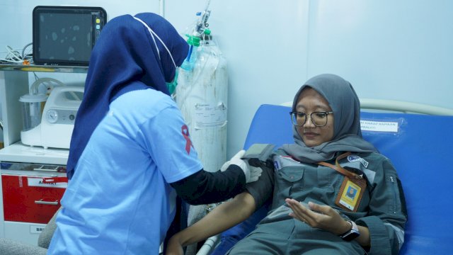 PT Vale gelar donor darah di Morowali dan Pomalaa. Foto: Istimewa.