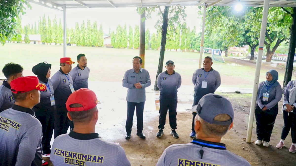 Majukan Organisasi, Penyuluh Hukum Kanwil Kemenkumham Sulsel Sampaikan Penerapan Budaya Kerja