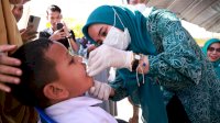 dr Ulfah Turun Langsung Lakukan Gerakan Imunisasi