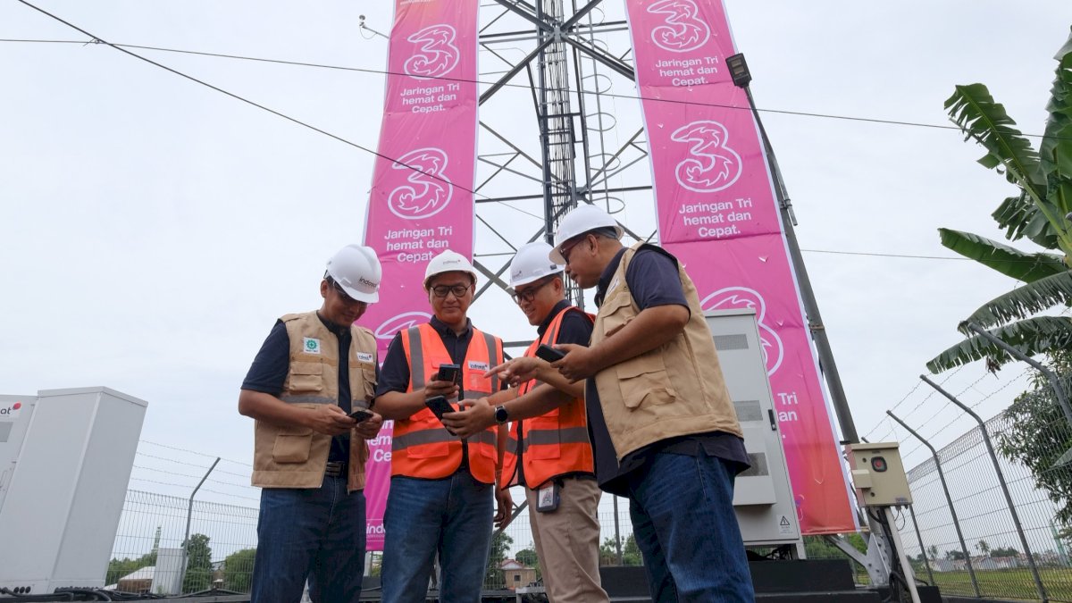 Tri Operasikan 2.844 BTS di Sulsel, Jangkau 2.844 Desa