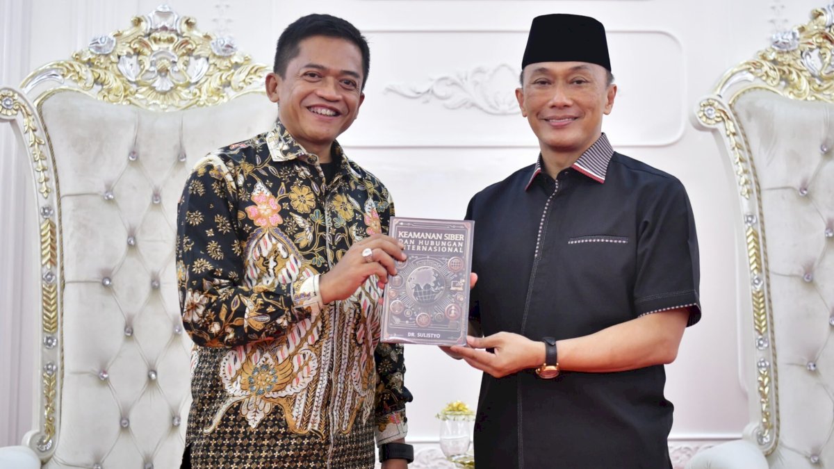 Pj Gubernur Sulsel dan BSSN Bahas Penguatan Keamanan Siber