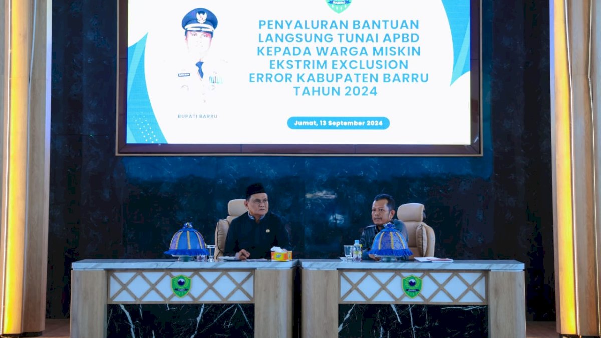 Pemkab Barru Salurkan BLT Warga Miskin Ekstrem