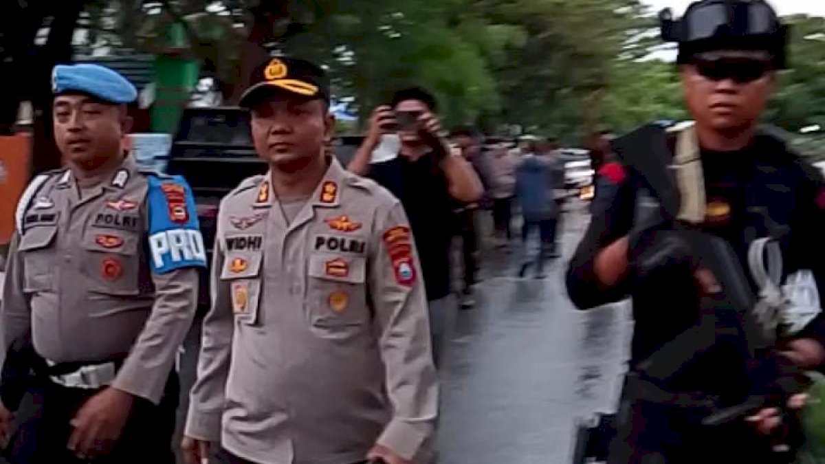 Ratusan Aparat Keamanan Jaga Ketat Kantor KPU dan Bawaslu Jeneponto