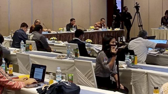 Wakil Ketua Komisi 6 DPR RI Nurdin Halid pimpin kunjungan ke Sulsel. Foto/SS