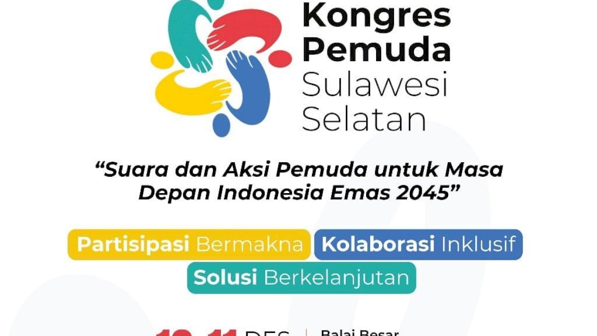 Kongres Pemuda Sulawesi Selatan: Aksi Nyata Menuju Indonesia Emas 2045