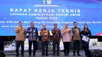 Kemenkumham Sulsel Hadiri Rapat Kerja Teknis Layanan AHU untuk Peningkatan Kualitas Layanan Publik