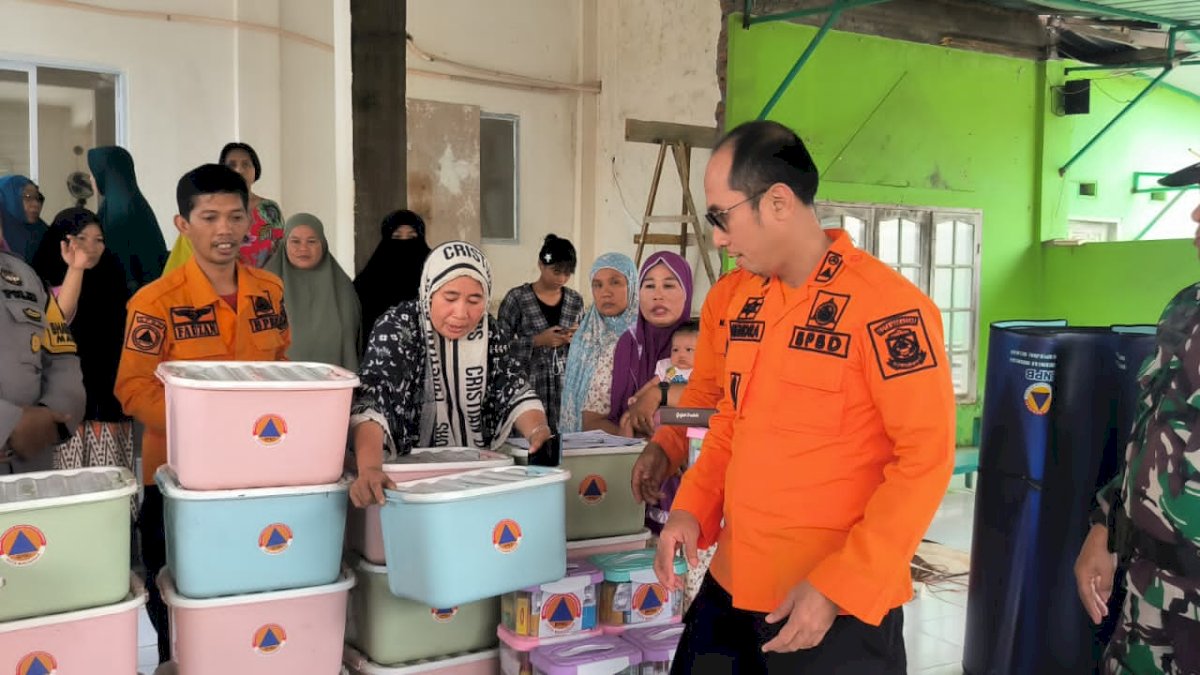 Dua Posko Pengungsian di Kecamatan Manggala Mulai Terisi Korban Banjir