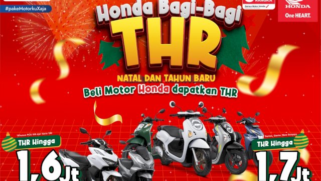 Astra Motor bagi THR Natal dan akhir tahun. Foto: Istimewa.