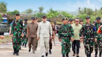 Bupati Barru Suardi Saleh Hadiri Latihan Menembak Senjata Berat Yonarhanud 16 Kostrad