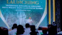Plh Sekda Barru Launching EKI Desa Wisata Nepo, Ajak Masyarakat Melek Digital