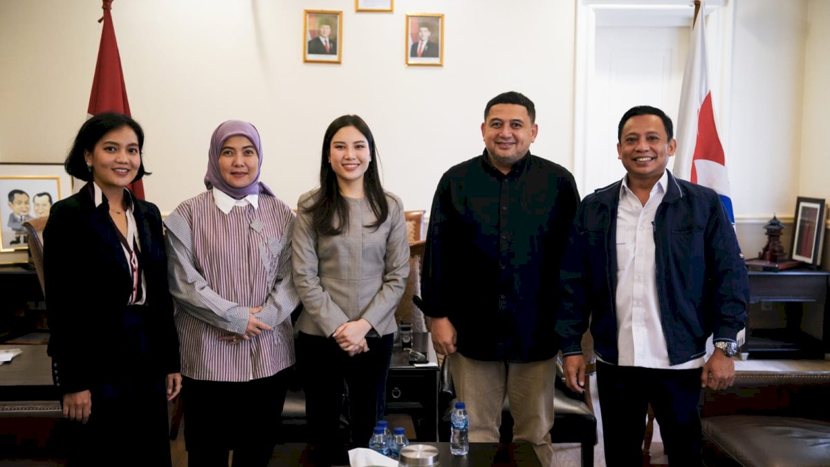 Sampaikan Terima Kasih, Appi-Aliyah Temui Ketum dan Sekjen DPP Perindo