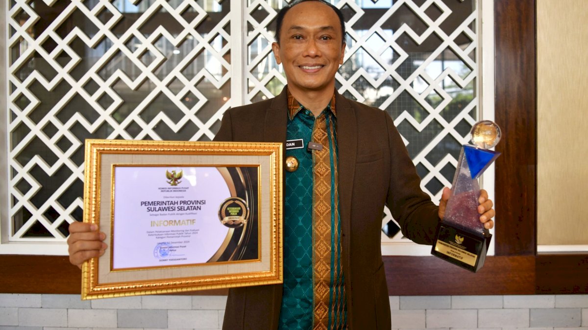 Sulsel Raih Predikat Tertinggi Keterbukaan Informasi Publik, Prof Zudan Apresiasi PPID Seluruh OPD
