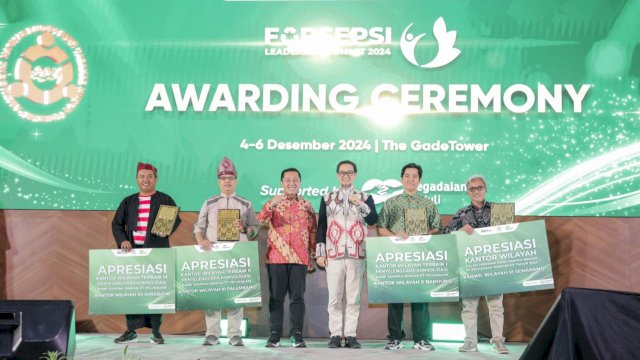Pegadaian tegaskan komitmen FORSEPSI Green Leadership Summit 2024. Foto: Istimewa.