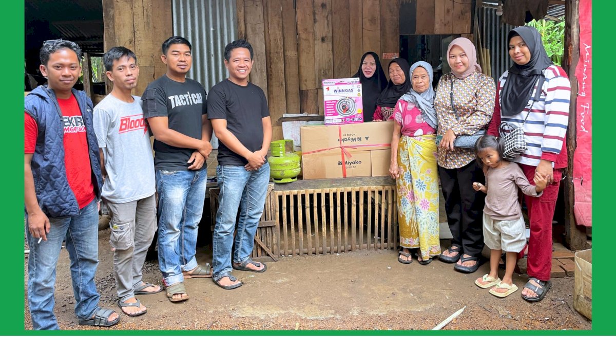 Bantu Masyarakat yang Membutuhkan, Komunitas Sosial Bantu Sesama Gelar Kegiatan Berbagi