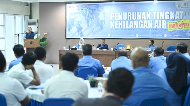 PDAM Makassar gelar bimtek bagi 45 pegawai. Foto: Istimewa.