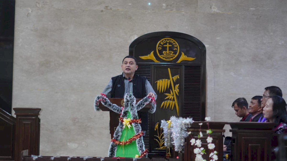 Munafri Arifuddin Hadiri Safari Natal 2024, Tegaskan Komitmen Jaga Keberagaman