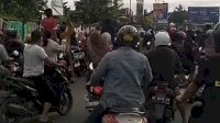 VIDEO: Pengantar Jenazah dengan Pengendara Nyaris Bentrok di Pettarani Makassar