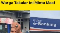 Seorang Pria Klarifikasi Video Viral Uang Palsu di ATM BRI Pallangga Gowa
