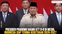 VIDEO: Presiden Prabowo Hadiri KTT D-8 di Mesir, Indonesia Siap Terima Keketuaan 2026-2027
