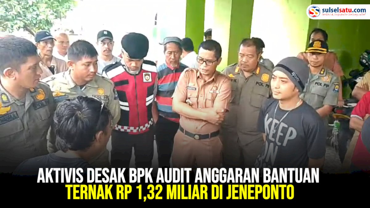 VIDEO: Aktivis dan Mahasiswa Desak BPK Audit Anggaran Bantuan Ternak Rp 1,32 Miliar di Jeneponto