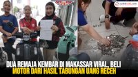 VIDEO: Dua Remaja Kembar di Makassar Viral, Beli Motor dari Hasil Tabungan Uang Receh