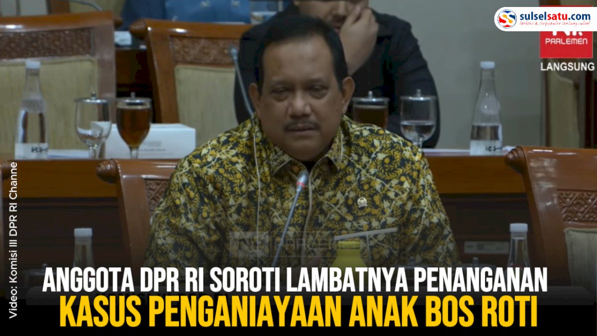 VIDEO: Anggota DPR RI Rikwanto Soroti Lambatnya Penanganan Kasus Penganiayaan Anak Bos Roti
