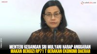 VIDEO: Menteri Keuangan Sri Mulyani Harap Anggaran Makan Bergizi Rp71 T Gerakan Ekonomi Daerah