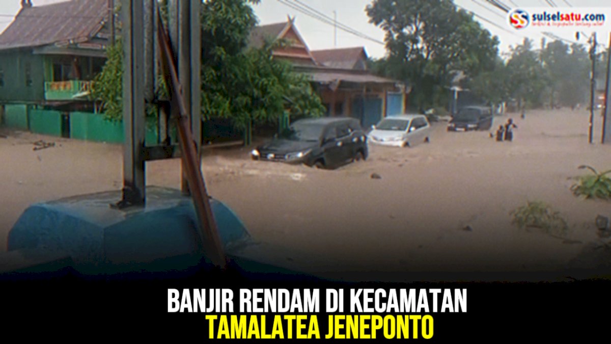 VIDEO: Banjir Rendam Wilayah Tamalatea Jeneponto