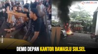 VIDEO: Demo Depan Kantor Bawaslu Sulsel
