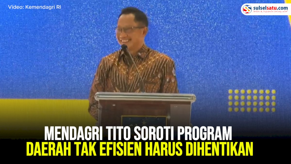 VIDEO: Mendagri Tito Soroti Program Daerah Tak Efisien Harus Dihentikan