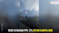 VIDEO: Demo Kenaikan PPN 12% Depan Kampus UNM